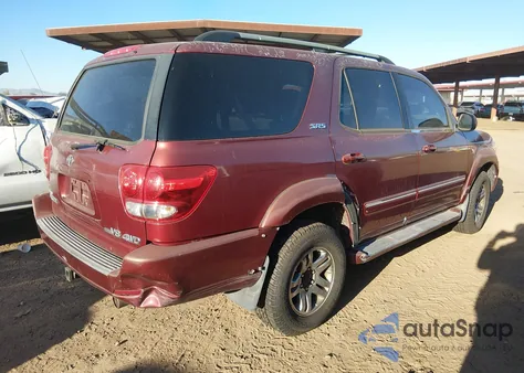 2006 Toyota Sequoia Sr5 V8 из США, поврежденный, VIN 5TDBT44A26S273635